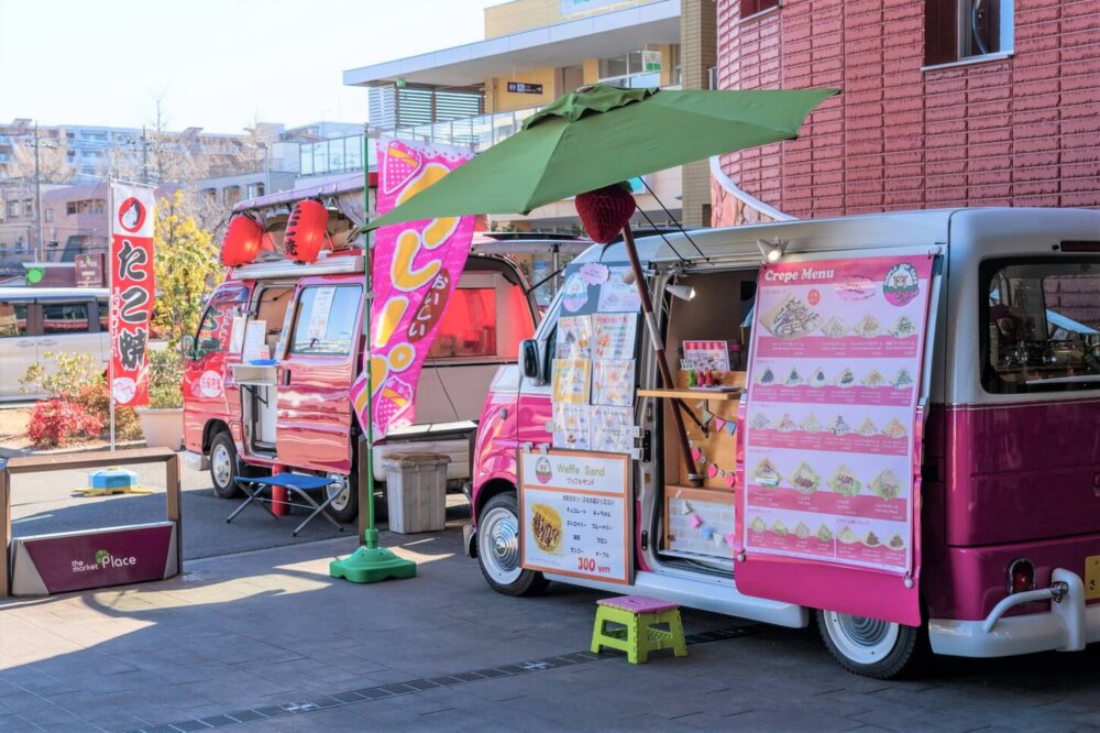 キッチンカーの屋台